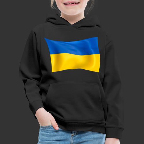 Flaga Ukrainy Flaga narodowa - Bluza dziecięca z kapturem Premium