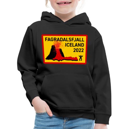 HUH! Fagradalsfjall 2022 #05 (Full Donation) - Kids' Premium Hoodie