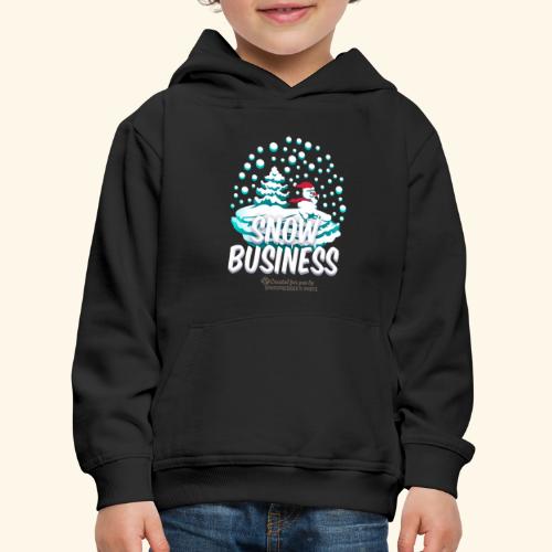 Schneemann Snow Business - Kinder Premium Hoodie