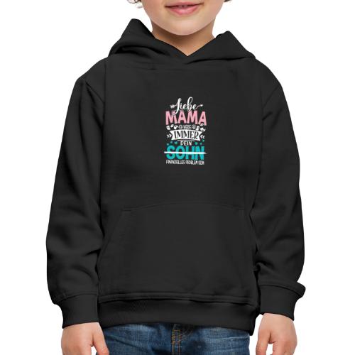 Liebe Mama Sohn - Kinder Premium Hoodie