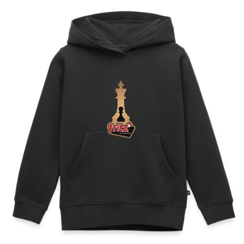 Fritz 19 Rey y Peón de ajedrez - Sudadera para niño/adolescente Premium ecológica