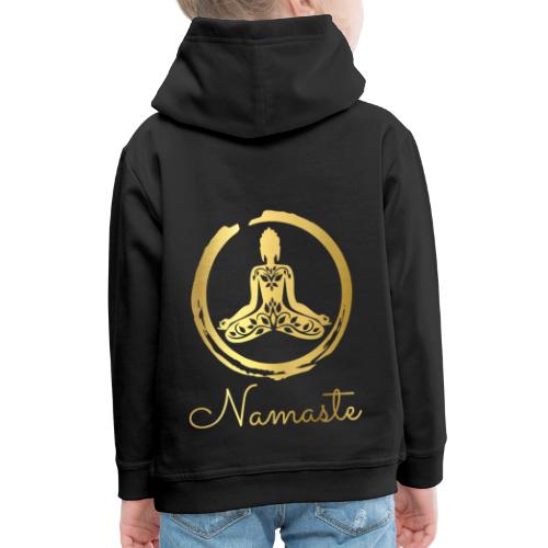 Namaste Meditation Yoga Sport Fashion - Kinder Premium Hoodie