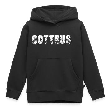 Cottbus - Kinder Premium Organic Hoodie - Schwarz - Vorne - AI Model Kid Male (0cm)