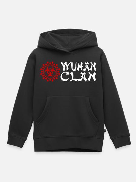 Wuhan Clan - Kinder Premium Organic Hoodie - Schwarz