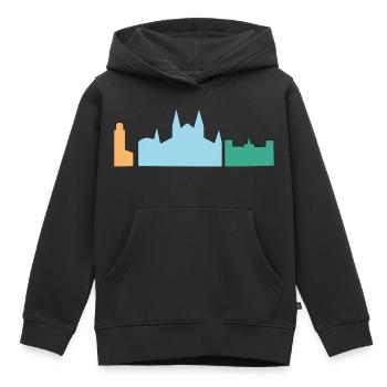 Mallorca - Kinder Premium Organic Hoodie - Schwarz - Vorne - AI Model Kid Male (0cm)
