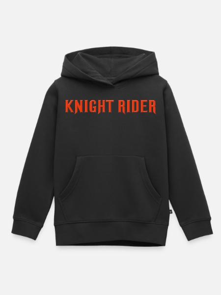Knight Rider Logo - Kinder Premium Organic Hoodie - Schwarz