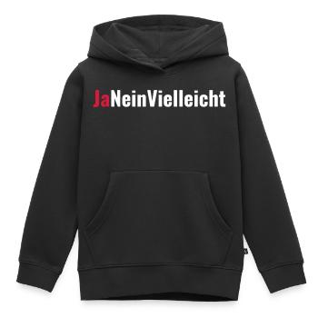 Antrag Verlobung Junggesellenabschied Geschenk - Kinder Premium Organic Hoodie - Schwarz - Vorne - AI Model Kid Male (0cm)