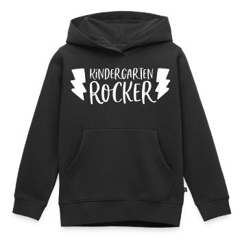 Kindergarten Rocker Kindergartenkind Junge - Kinder Premium Organic Hoodie - Schwarz - Vorne - AI Model Kid Male (0cm)