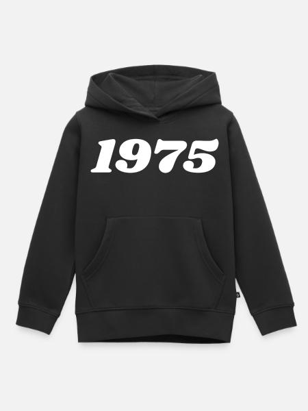1975 - Kinder Premium Organic Hoodie - Schwarz