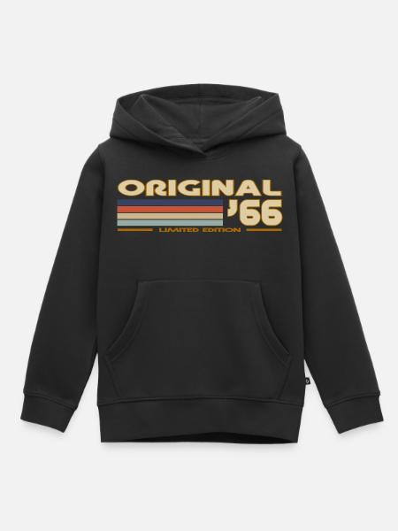 1966 - Kinder Premium Organic Hoodie - Schwarz