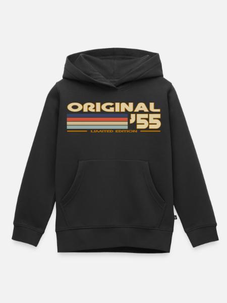 1955 - Kinder Premium Organic Hoodie - Schwarz