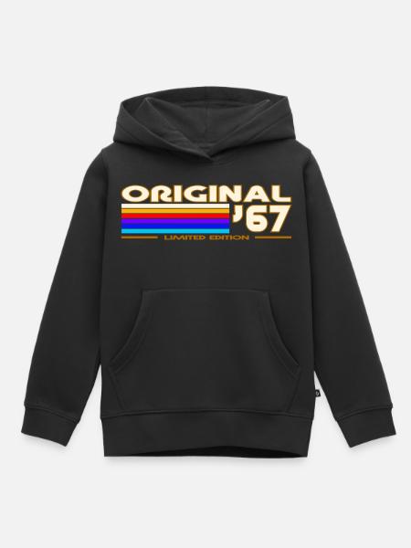 1967 - Kinder Premium Organic Hoodie - Schwarz