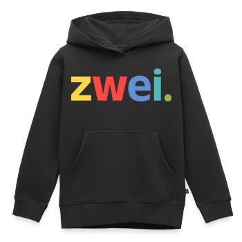 2nd Birthday Boy – 2 Years Two - Kids Premium Organic Hoodie - black - Front - AI Model Kid Male (0cm)