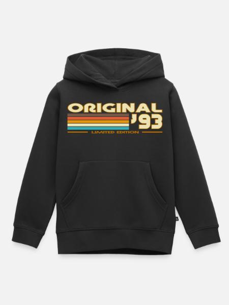 1993 - Kinder Premium Organic Hoodie - Schwarz