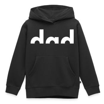 Best Dad Ever - Bester Papa - Vatertag - Kinder Premium Organic Hoodie - Schwarz - Vorne - AI Model Kid Male (0cm)