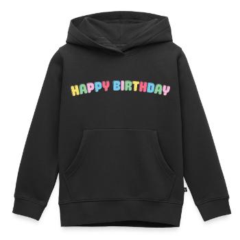 Happy Birthday Glückwunsch Gratulieren Geburtstag - Kinder Premium Organic Hoodie - Schwarz - Vorne - AI Model Kid Male (0cm)