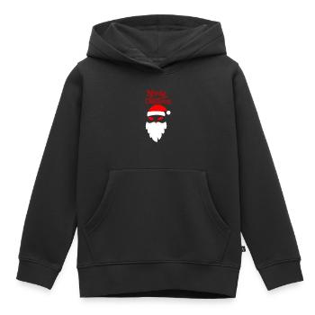 Noël sanglant Joyeux Noël Horreur - Sweat Premium à capuche enfant bio - noir - Devant - AI Model Kid Male (0cm)