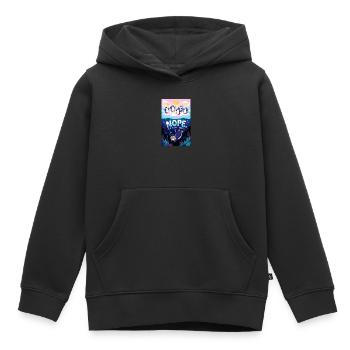 Nope Not Today Society Pinguin - Kinder Premium Organic Hoodie - Schwarz - Vorne - AI Model Kid Male (0cm)