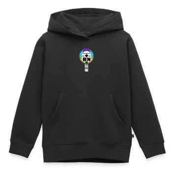 Cadeau de bande démo d’insigne Pride Infirmier infirmier Pride Safe With Me - Sweat Premium à capuche enfant bio - noir - Devant - AI Model Kid Male (0cm)