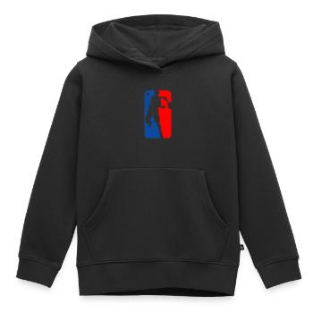Padel Verband - Kinder Premium Organic Hoodie - Schwarz - Vorne - AI Model Kid Male (0cm)