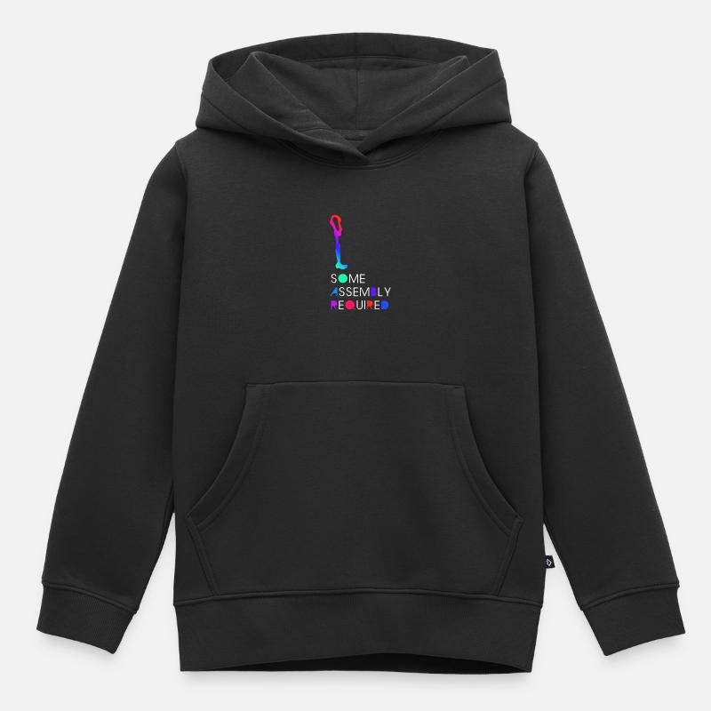 Prothèse Amputée Invalidité Cadeau - Sweat Premium à capuche enfant bio - noir