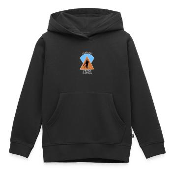 Ramoneur Ramoneur Ramoneur - Sweat Premium à capuche enfant bio - noir - Devant - AI Model Kid Male (0cm)