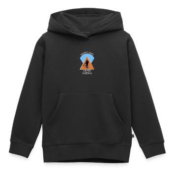 Ramoneur Ramoneur Ramoneur - Sweat Premium à capuche enfant bio - noir - Devant - AI Model Kid Male (0cm)