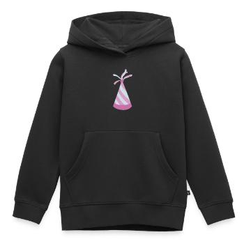 Party Hut - Kinder Premium Organic Hoodie - Schwarz - Vorne - AI Model Kid Male (0cm)