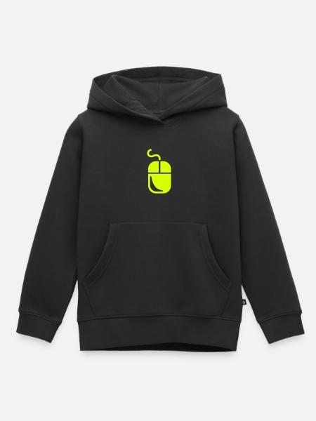 Computer - Kinder Premium Organic Hoodie - Schwarz