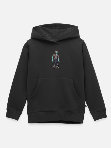 Zombie - Kinder Premium Organic Hoodie - Schwarz