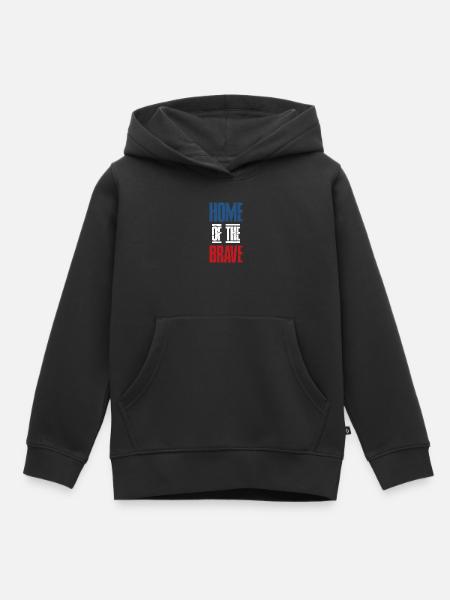 Heimat der Mutigen - Kinder Premium Organic Hoodie - Schwarz