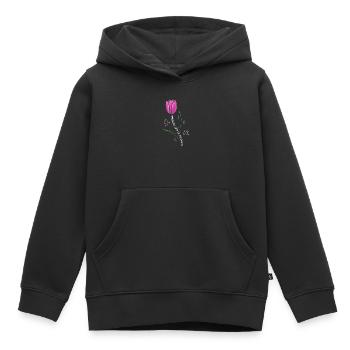 Maladie de Parkinson - Sweat Premium à capuche enfant bio - noir - Devant - AI Model Kid Male (0cm)