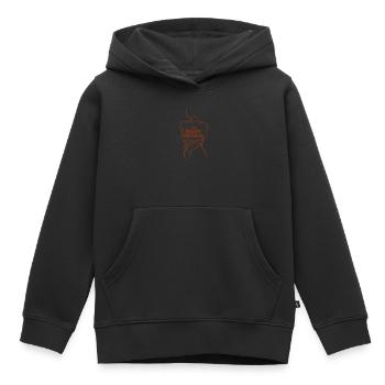 Guérison somatique Thérapie somatique - Sweat Premium à capuche enfant bio - noir - Devant - AI Model Kid Male (0cm)