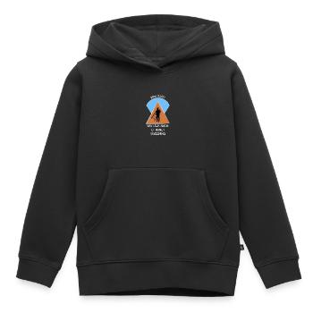 Ramoneur Ramoneur Ramoneur - Sweat Premium à capuche enfant bio - noir - Devant - AI Model Kid Male (0cm)