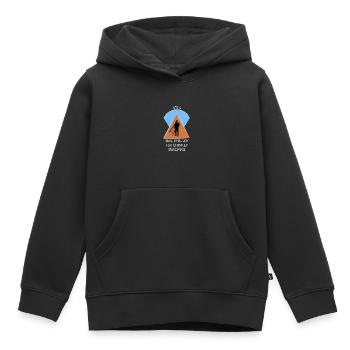 Ramoneur Ramoneur Ramoneur - Sweat Premium à capuche enfant bio - noir - Devant - AI Model Kid Male (0cm)