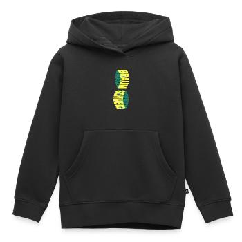 Braunschweig Allemagne Ville Police Colorée - Sweat Premium à capuche enfant bio - noir - Devant - AI Model Kid Male (0cm)