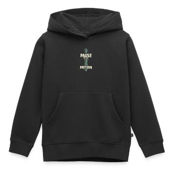 Guérison somatique Thérapie somatique - Sweat Premium à capuche enfant bio - noir - Devant - AI Model Kid Male (0cm)