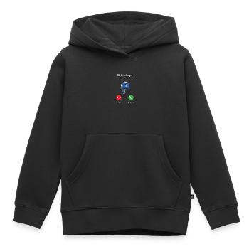 appel du bricolage - Sweat Premium à capuche enfant bio - noir - Devant - AI Model Kid Male (0cm)