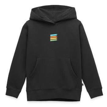 Baseballspieler Baseball - Kinder Premium Organic Hoodie - Schwarz - Vorne - AI Model Kid Male (0cm)