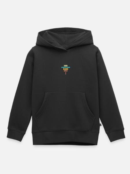Geschenk für Baggerfahrer - Kinder Premium Organic Hoodie - Schwarz