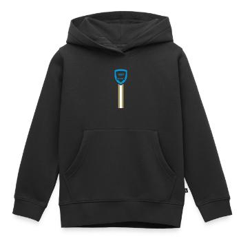 Marseille Fußballverein - Kinder Premium Organic Hoodie - Schwarz - Vorne - AI Model Kid Male (0cm)