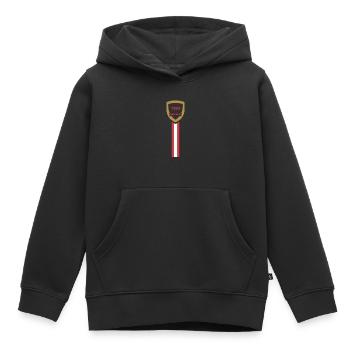 Monaco Fußballverein - Kinder Premium Organic Hoodie - Schwarz - Vorne - AI Model Kid Male (0cm)