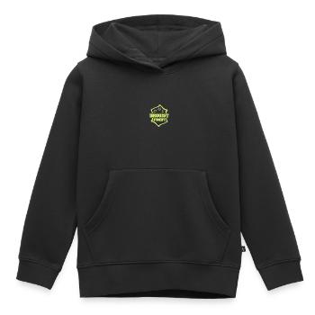 Profession : Pharmacien - Sweat Premium à capuche enfant bio - noir - Devant - AI Model Kid Male (0cm)