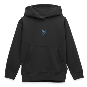 Ballsport - Kinder Premium Organic Hoodie - Schwarz - Vorne - AI Model Kid Male (0cm)