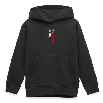 Stoppt den Völkermord, befreit Palästina - Kinder Premium Organic Hoodie - Schwarz - Vorne - AI Model Kid Male (0cm)