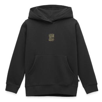Dire Johnny - Sweat Premium à capuche enfant bio - noir - Devant - AI Model Kid Male (0cm)