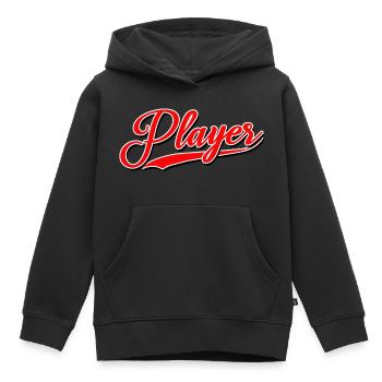 joueurs joueurs joueur joueur joueur joueur chill meilleur - Sweat Premium à capuche enfant bio - noir - Devant - AI Model Kid Male (0cm)
