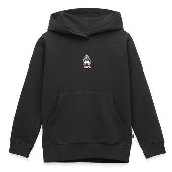 Basketballspieler Mama Mutter Basketball - Kinder Premium Organic Hoodie - Schwarz - Vorne - AI Model Kid Male (0cm)