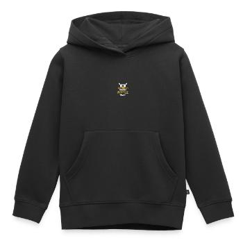 Baseball Card Collector Baseball Card - Sweat Premium à capuche enfant bio - noir - Devant - AI Model Kid Male (0cm)