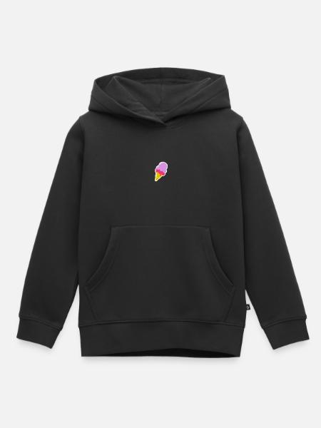 Sommer - Kinder Premium Organic Hoodie - Schwarz